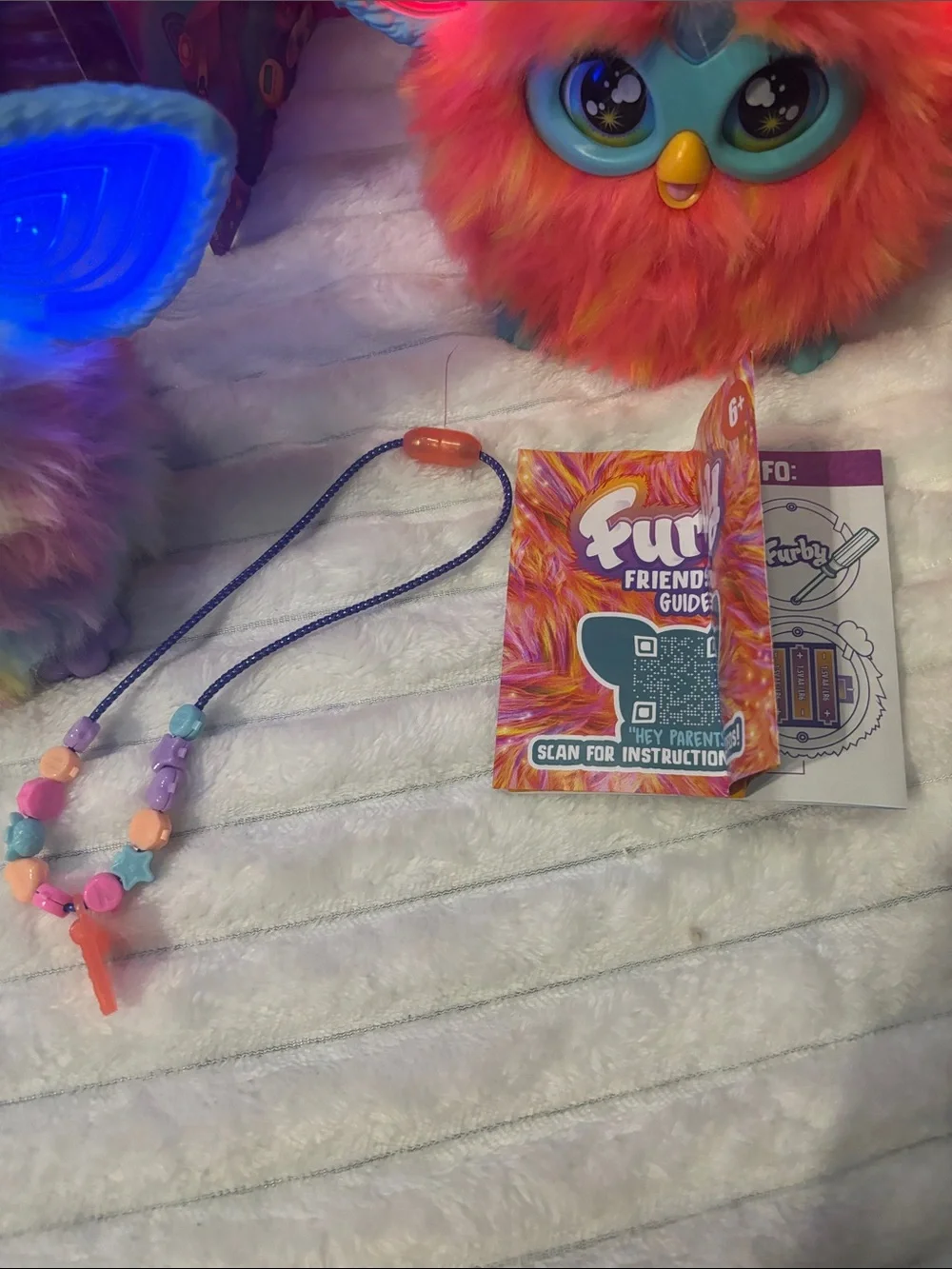 Hasbro 2023 Furby Coral 15 Fashion Accessories, Interactive Two Plush Toys